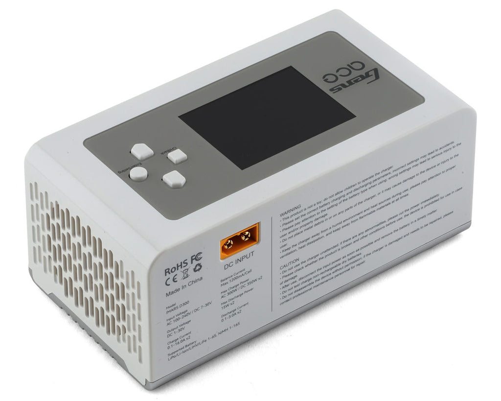 Gens Ace Imars D300 G-Tech Smart Dual AC/DC Charger (6S/16A) (AC-300W/DC-350x2) image 1