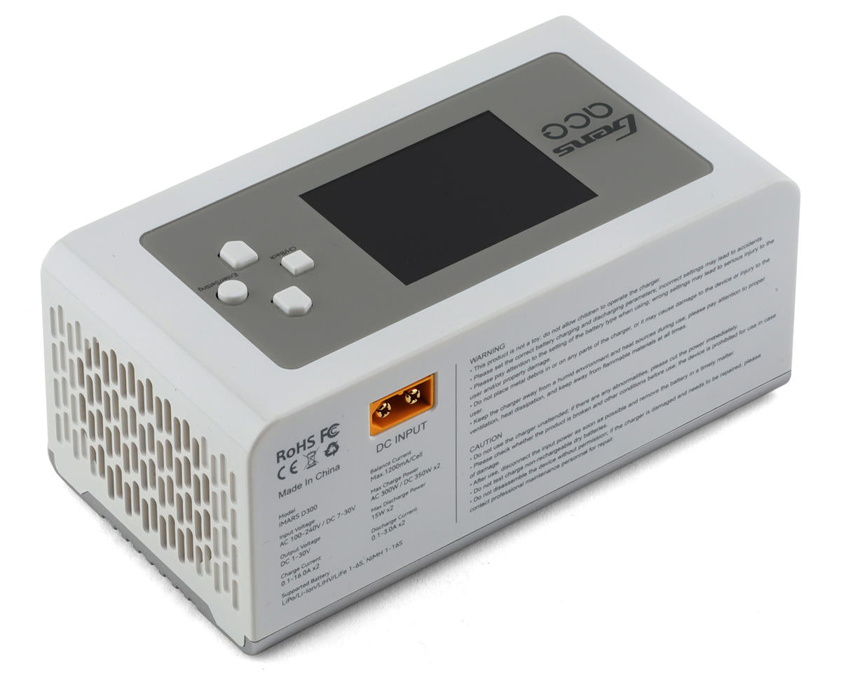 Gens Ace Imars D300 G-Tech Smart Dual AC/DC Charger (6S/16A) (AC-300W/DC-350x2) image 1
