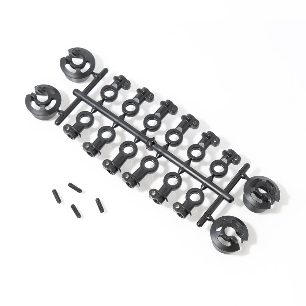 TKR6140D – Shock Rod End and Spring Perch Set (w/ assorted length rod ends) image 0