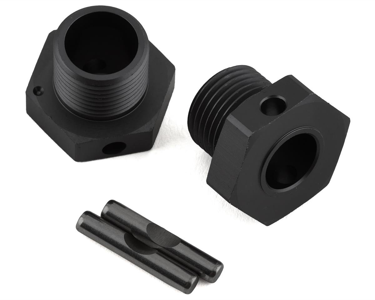 TKR9674 - Tekno RC NB48 2.1 Aluminum 17mm Wheel Hub Set (Gun Metal) (2) image 0