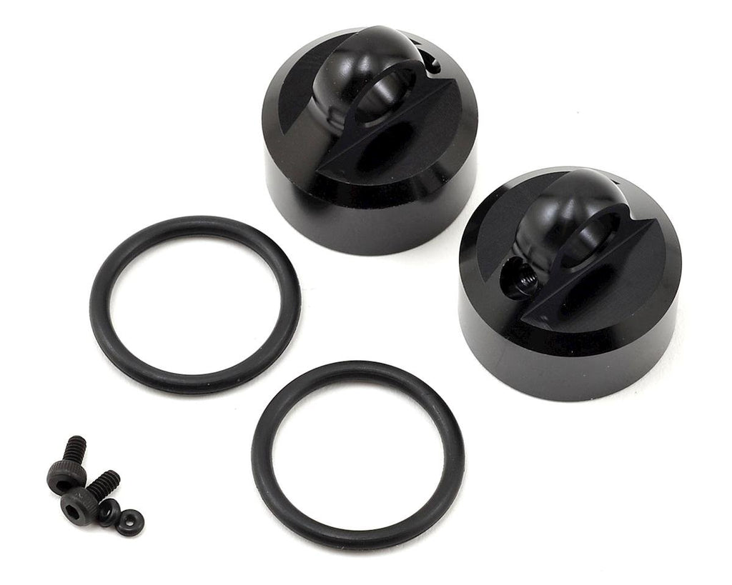 TKR8702 - Tekno RC Aluminum Shock Caps (2) (Emulsion/Vented/Non-Vented) image 0