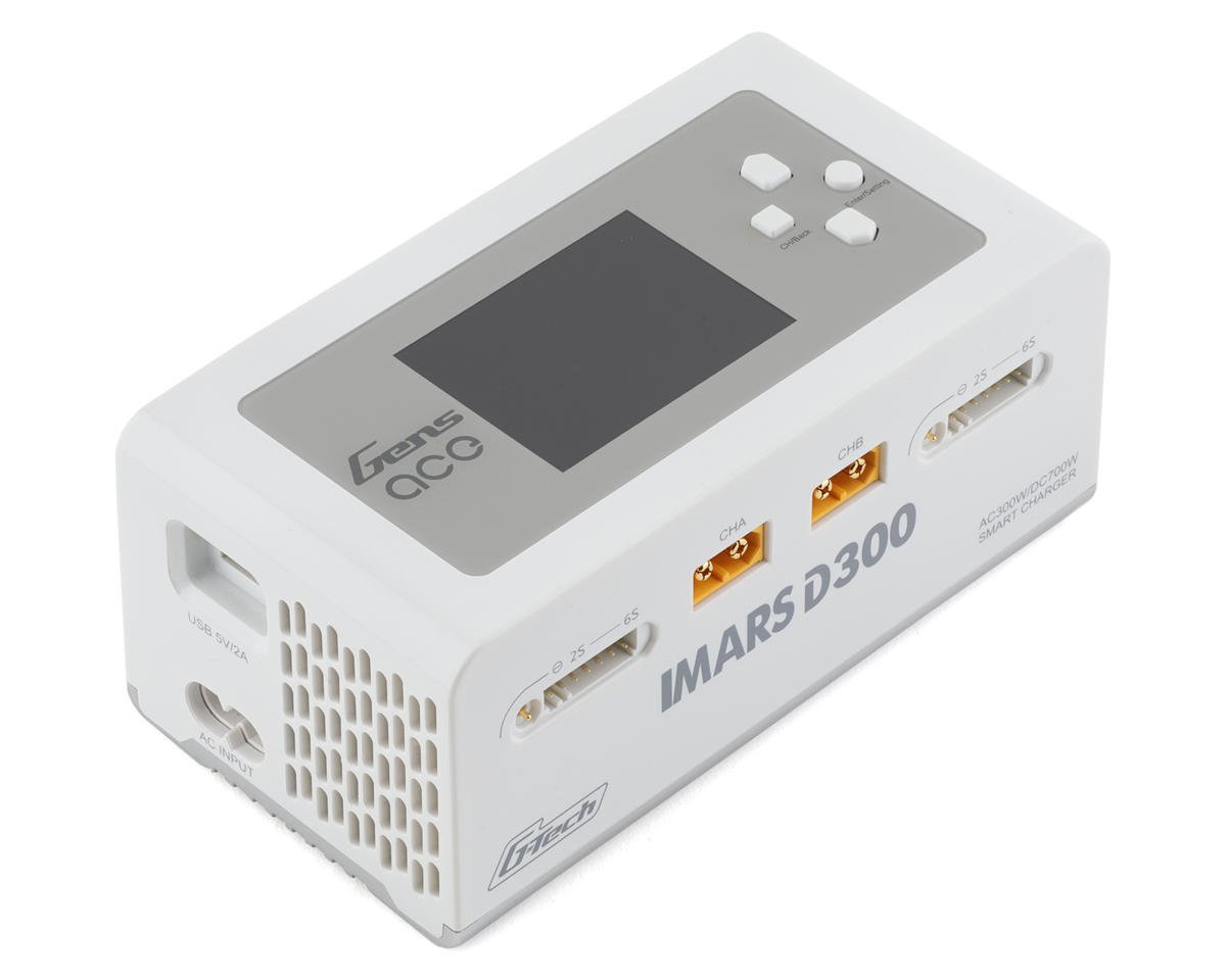 Gens Ace Imars D300 G-Tech Smart Dual AC/DC Charger (6S/16A) (AC-300W/DC-350x2) image 0