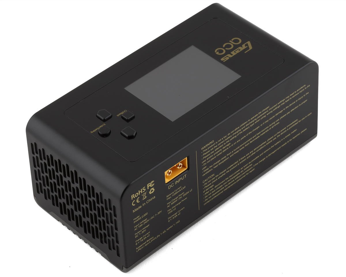 Gens Ace Imars D300 G-Tech Smart Dual AC/DC Charger (6S/16A) (AC-300W/DC-350x2) image 5