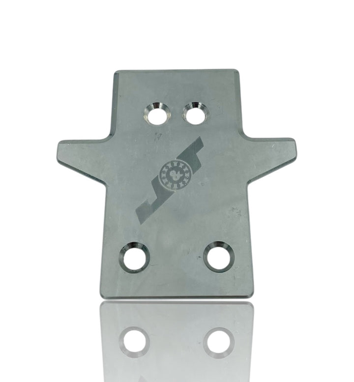 J&T Tekno NT48 2.2 Stainless Skid Plate Rear image 0