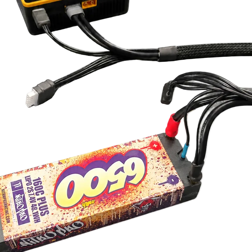 N2RC 4/5mm Bullet 2S/4S Combo Charge Lead XT60 or XT90