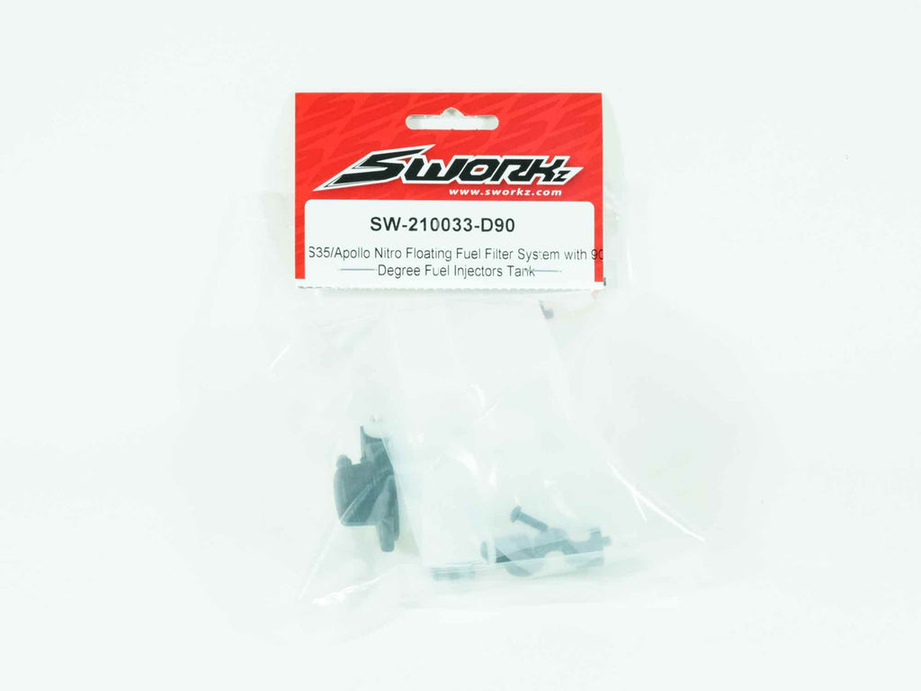 SWORKz Floating Fuel Filter System with 90 Degree Fuel Injectors Tank