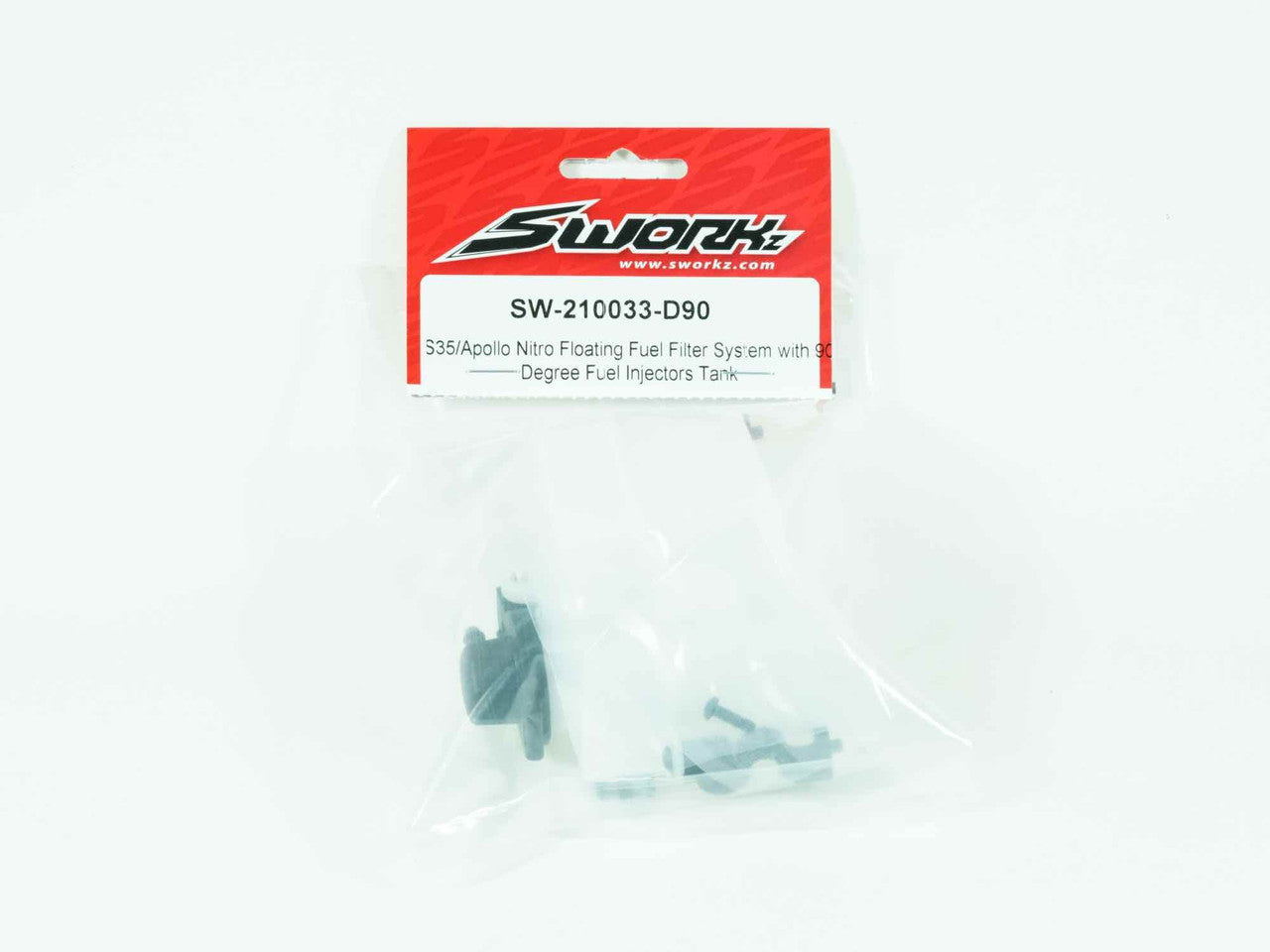 SWORKz Floating Fuel Filter System with 90 Degree Fuel Injectors Tank