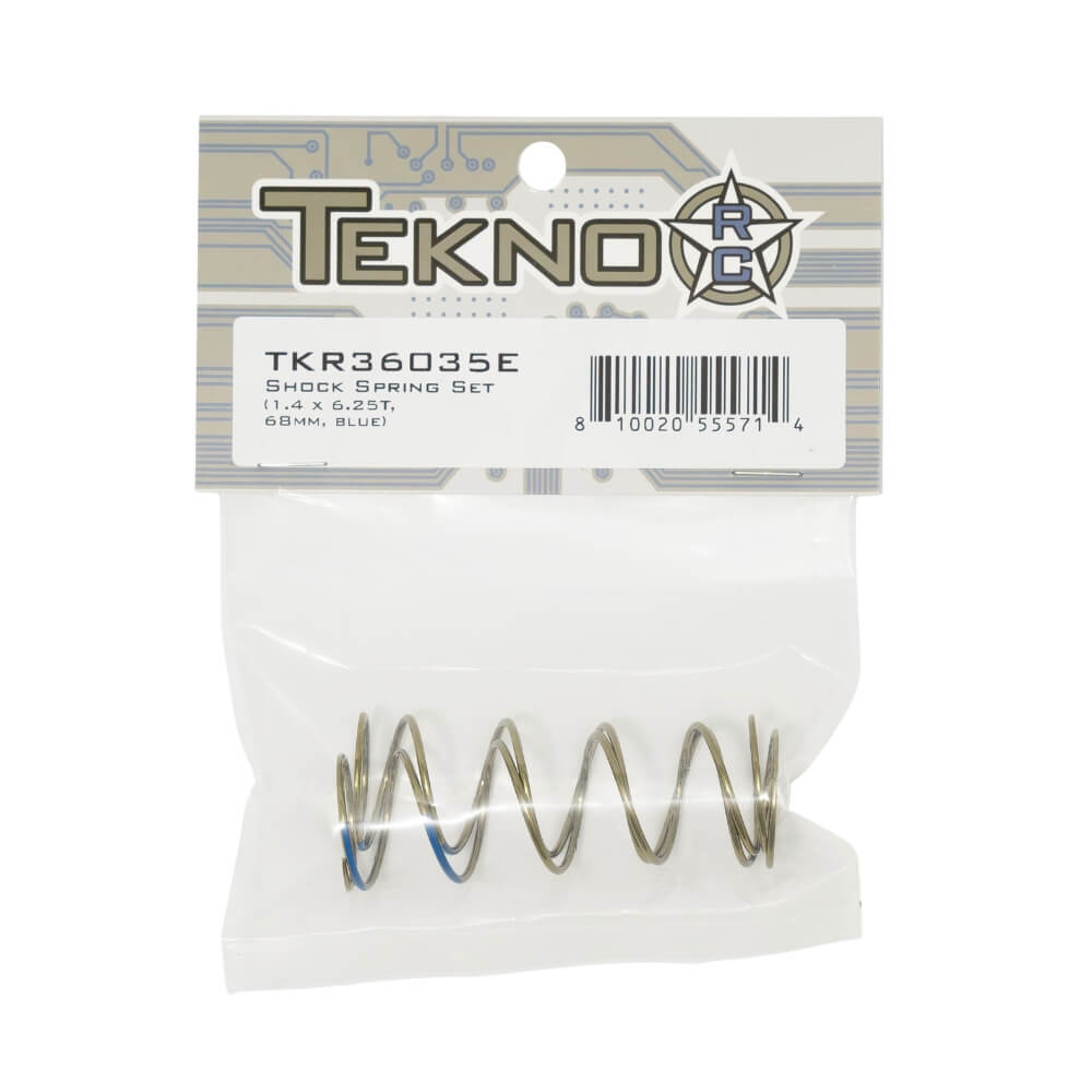 TKR36035E – Shock Spring Set (1.4 x 6.25T, 68mm, BLUE)
