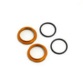 TKR6013BO – Shock Adjustment Nuts (short, aluminum, ORANGE ano, 2pcs)