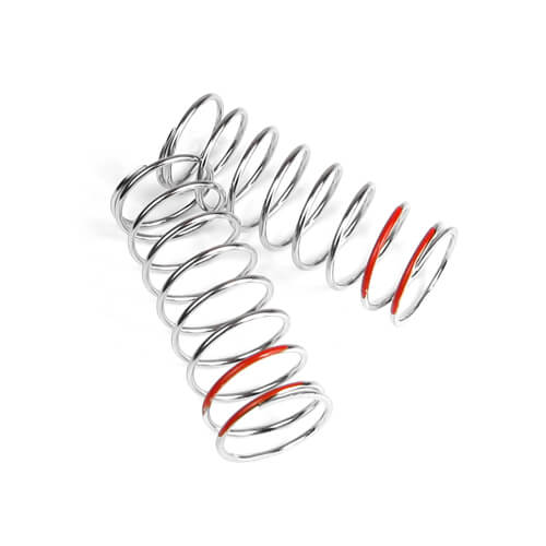 TKR6107 – LF Shock Spring Set (front, 1.6×8.5, 5.29lb/in, 57mm, red)