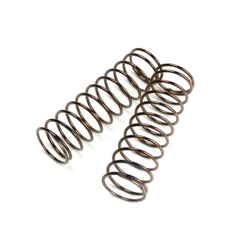 TKR8763 – LF Shock Spring Set (front, 1.6×11.6, 3.58lb/in, 75mm, black)