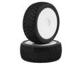 JConcepts Falcon Pre-Mounted 1/8th Buggy Tires (2) (Green) image 0