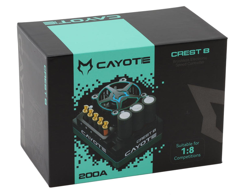Cayote Crest 8 1/8 200A Sensored Brushless ESC w/Bluetooth image 2