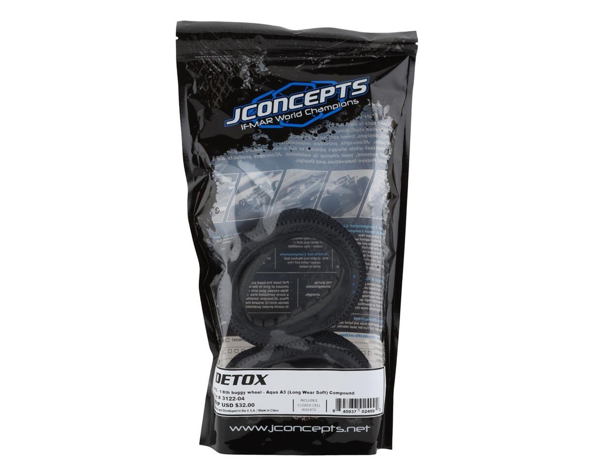 JConcepts Detox 1/8 Buggy Tires (2) image 1