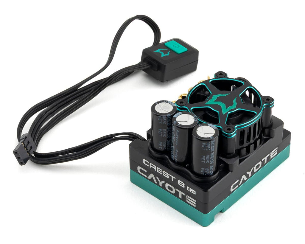 Cayote Crest 8 EVO 1/8 200A Sensored Brushless ESC w/Bluetooth