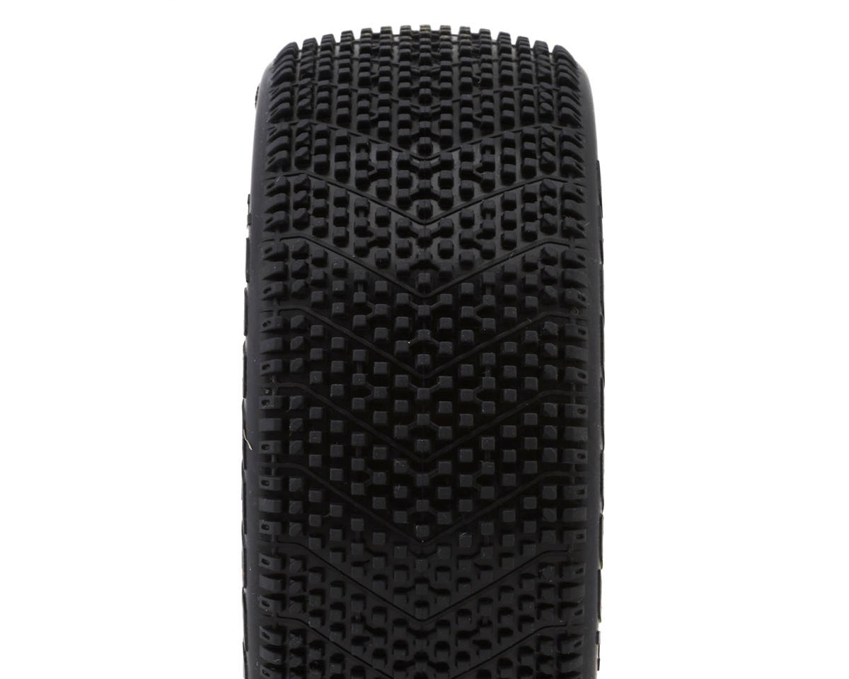JConcepts Falcon Pre-Mounted 1/8th Buggy Tires (2) (Green) image 1