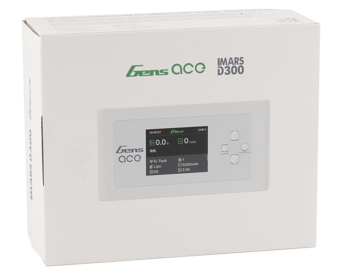 Gens Ace Imars D300 G-Tech Smart Dual AC/DC Charger (6S/16A) (AC-300W/DC-350x2) image 6