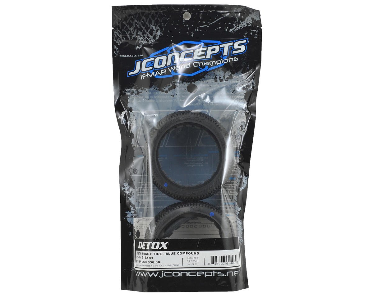 JConcepts Detox 1/8 Buggy Tires (2) image 4