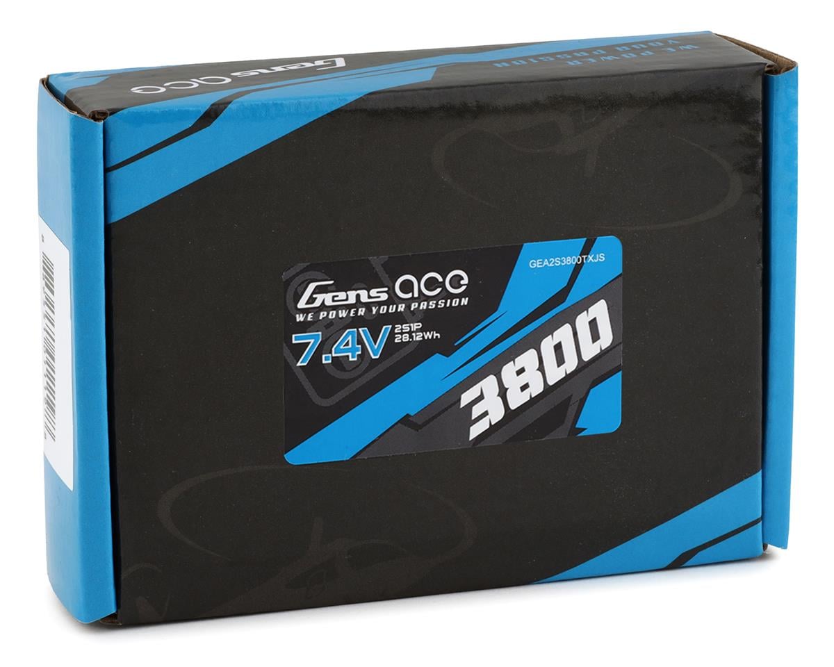 Gens Ace 2S LiPo Transmitter Battery (7.4V/3800mAh) w/JST Connector