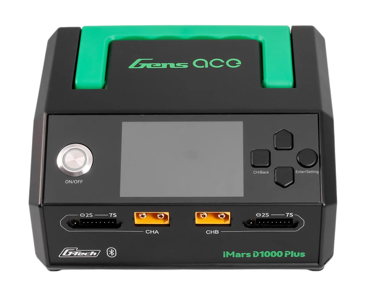 Gens Ace iMars D1000 Plus G-Tech Smart Dual AC Charger (7S/25A) (AC-1000W)