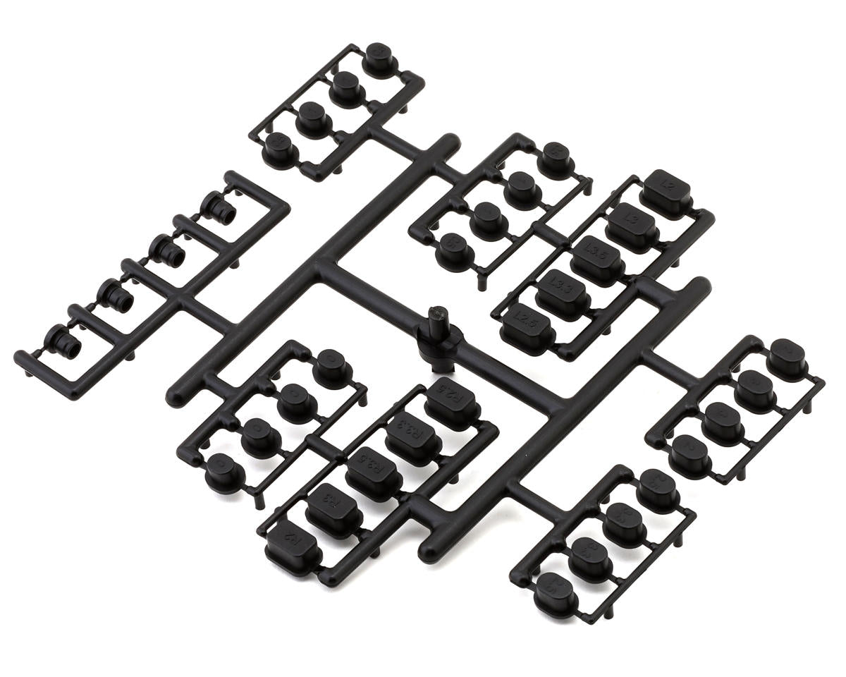 HongNor X5B Suspension Arm Mount Insert Bushings Set (Black)