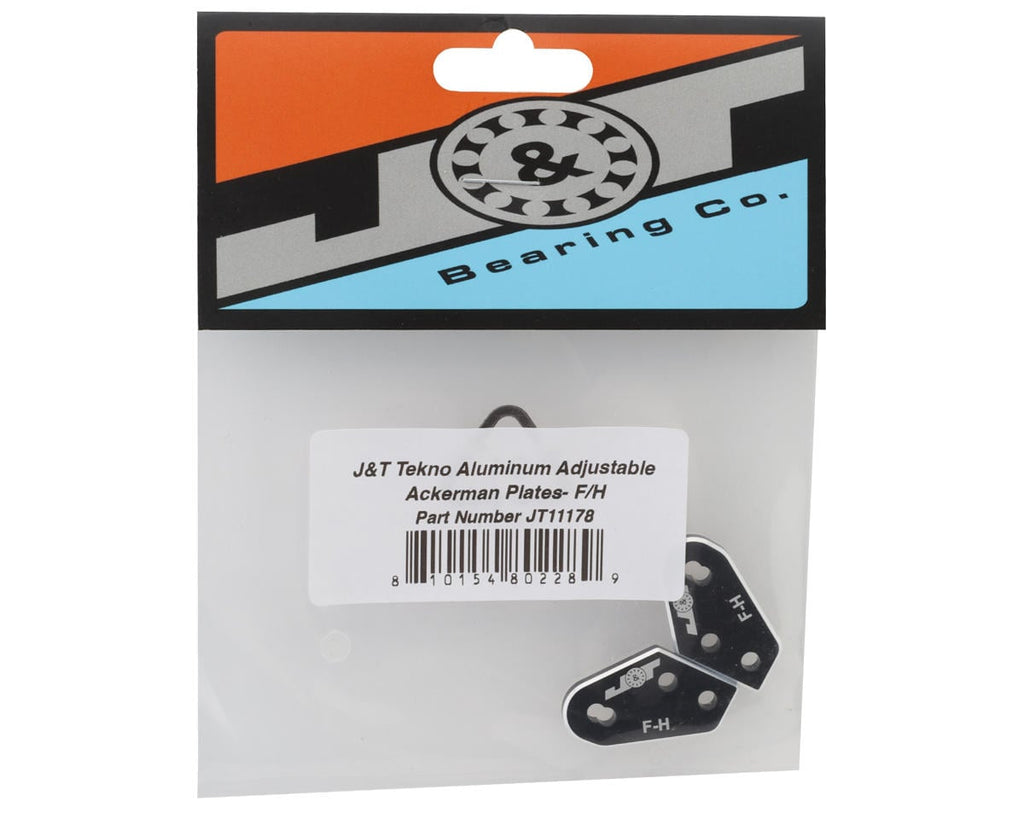 J&T Tekno Aluminum Adjustable Ackerman Plates (F/H)