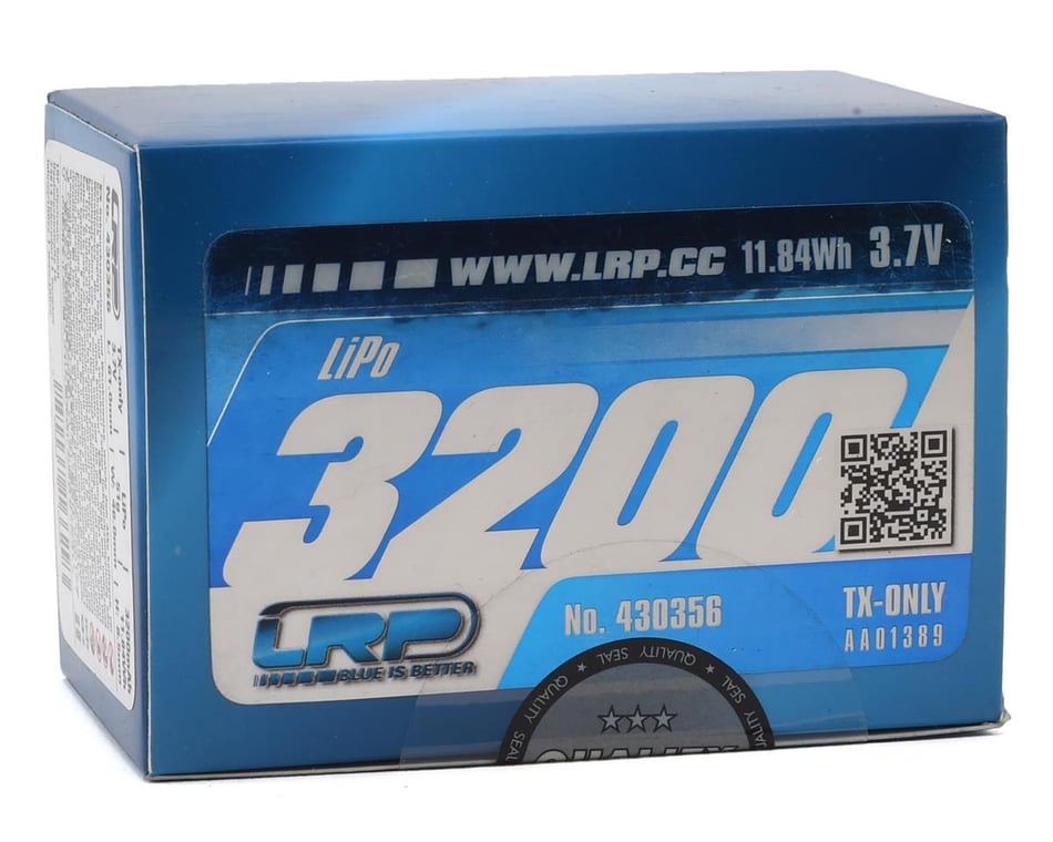 LRP Sanwa MT-44 Transmitter 1S LiPo Battery Pack (3.7V/3200mAh)