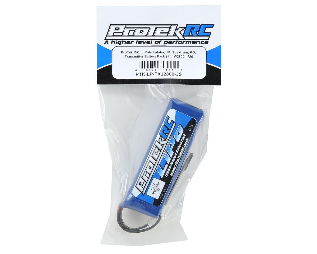 ProTek RC LiPo Transmitter Battery (11.1V/2800mAh) (Futaba/JR/Spektrum/KO)