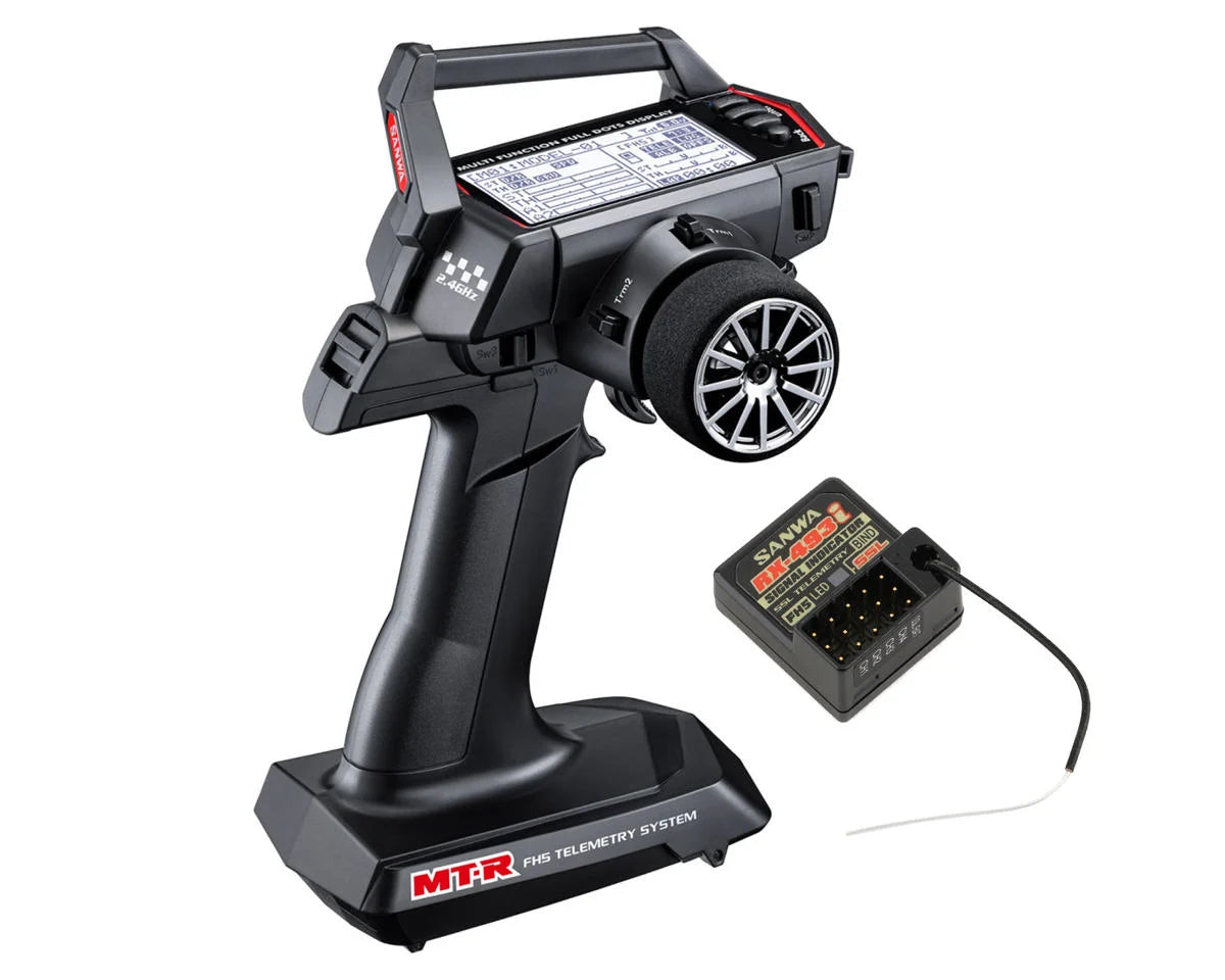 Sanwa/Airtronics MT-5 FH5 4-Channel 2.4GHz Radio System w/RX-493i Receiver