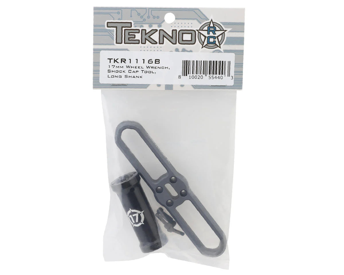 TKR1116B - Tekno RC 17mm Wheel Wrench & Shock Cap Tool