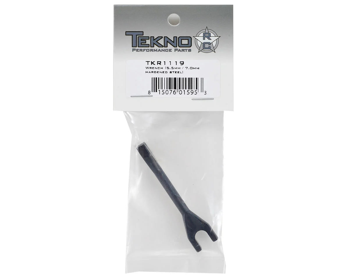TKR1119 - Tekno RC Hardened Steel Turnbuckle Wrench (5.5mm & 7mm)