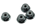 TKR1213 – M4 Locknuts (aluminum, flanged, GM ano, serrated, 4pcs)