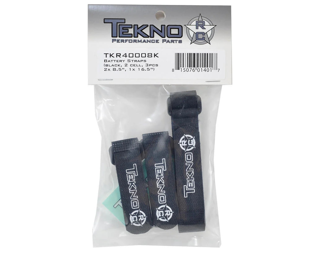 TKR40008K – Battery Straps (black, 2 cell, 3pcs)