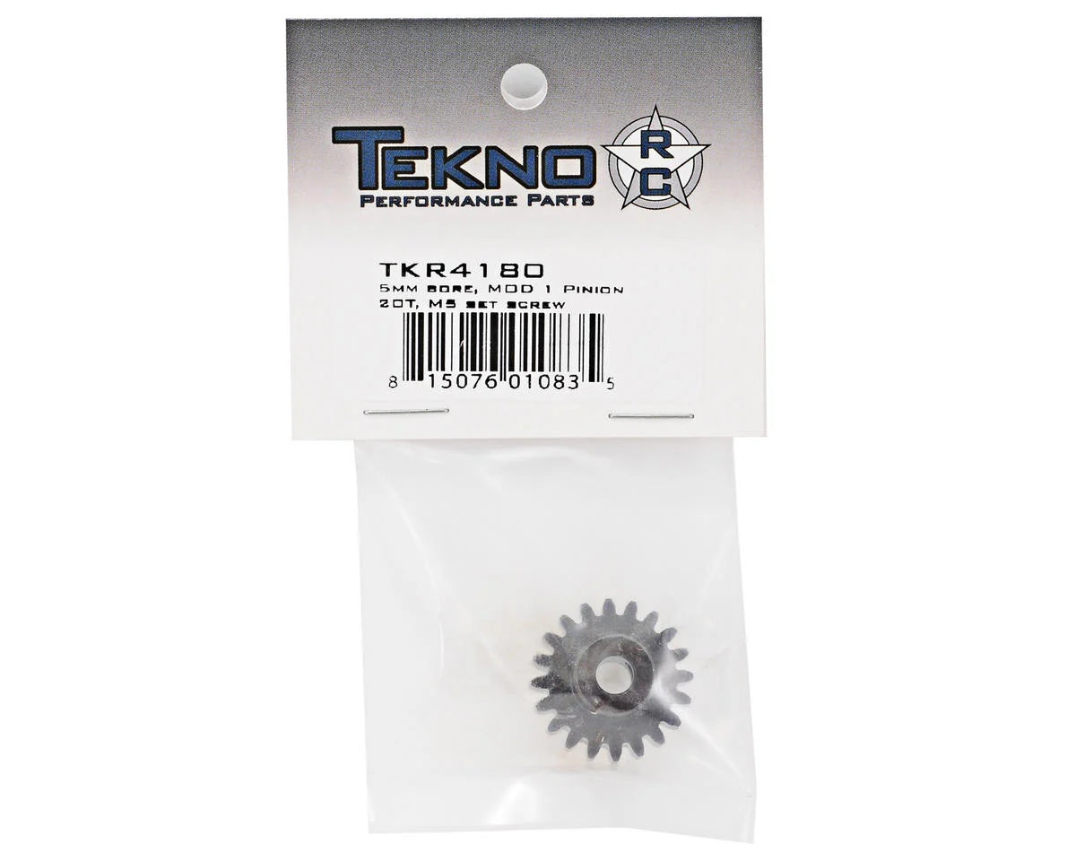 TKR4180 – M5 Pinion Gear (20t, MOD1, 5mm bore, M5 set screw)