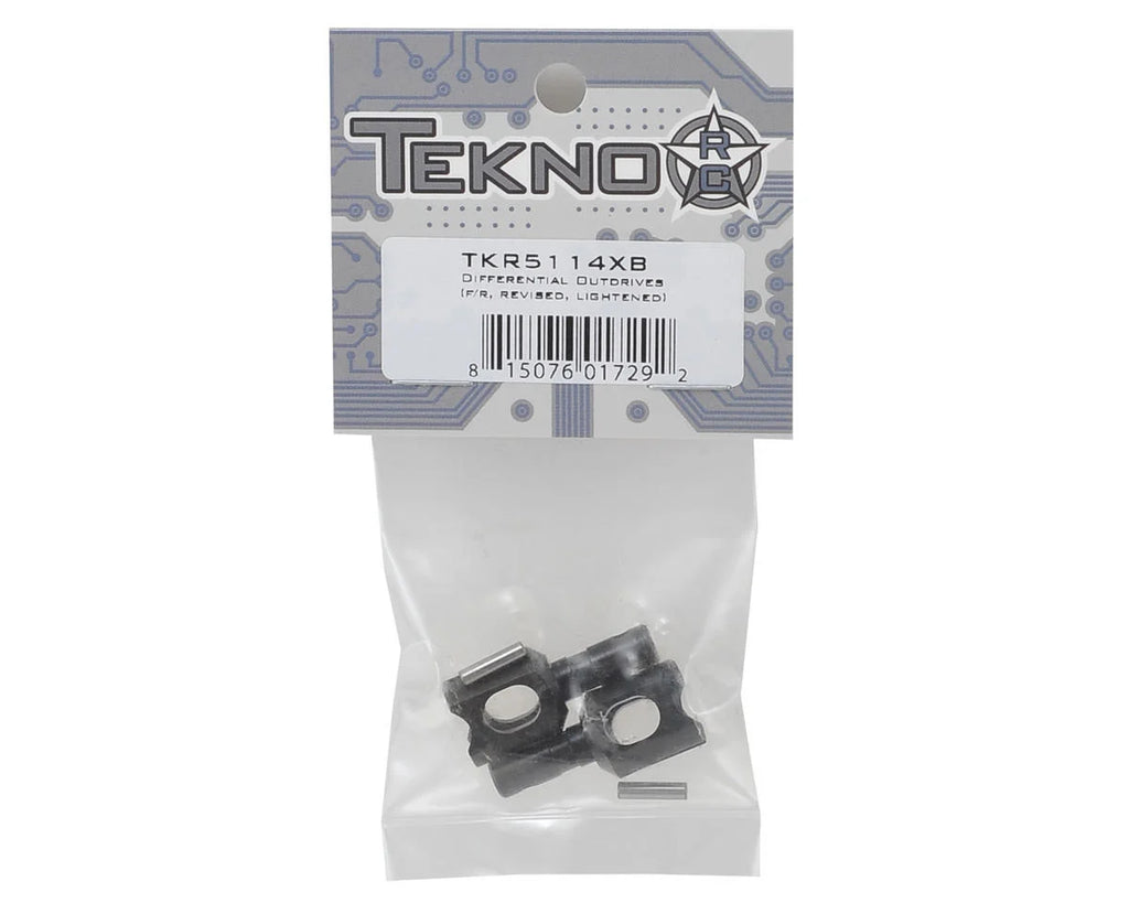 TKR5114XB - Tekno RC Lightened Front/Rear Differential Outdrive Set (2)