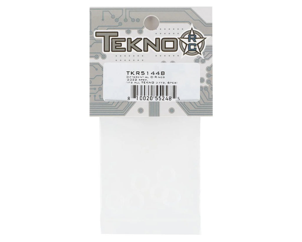 TKR5144B - Tekno RC 2022 Spec Differential O-Rings (6)