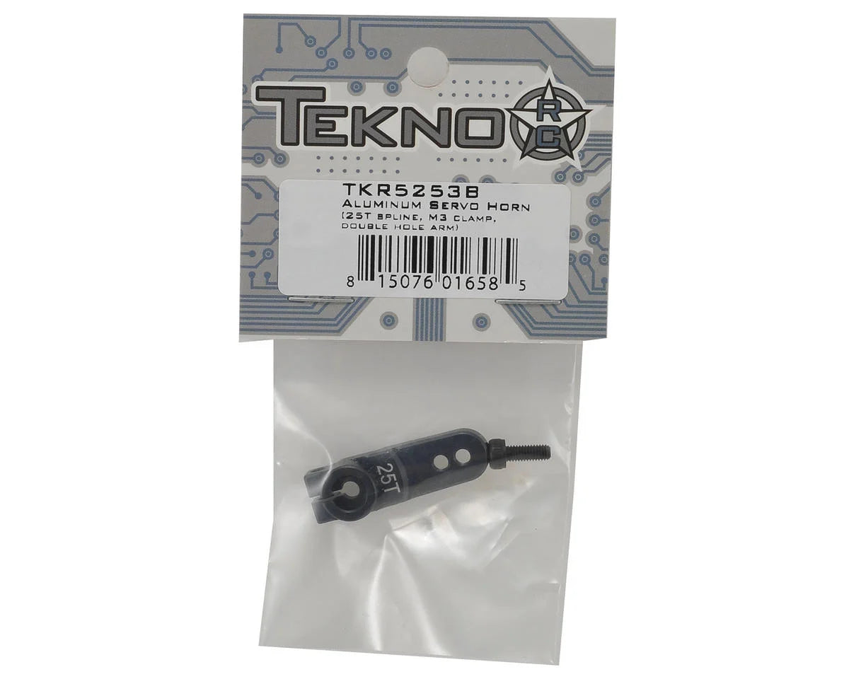 TKR5253B - Tekno RC Aluminum Single Sided Clamping Servo Horn (25T)