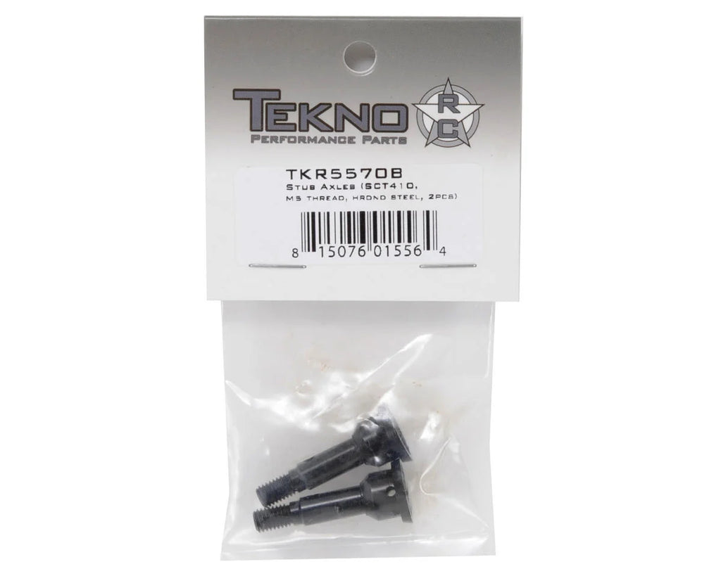 TKR5570B – Stub Axles (SCT410, M5 thread, hardened steel, 2pcs)