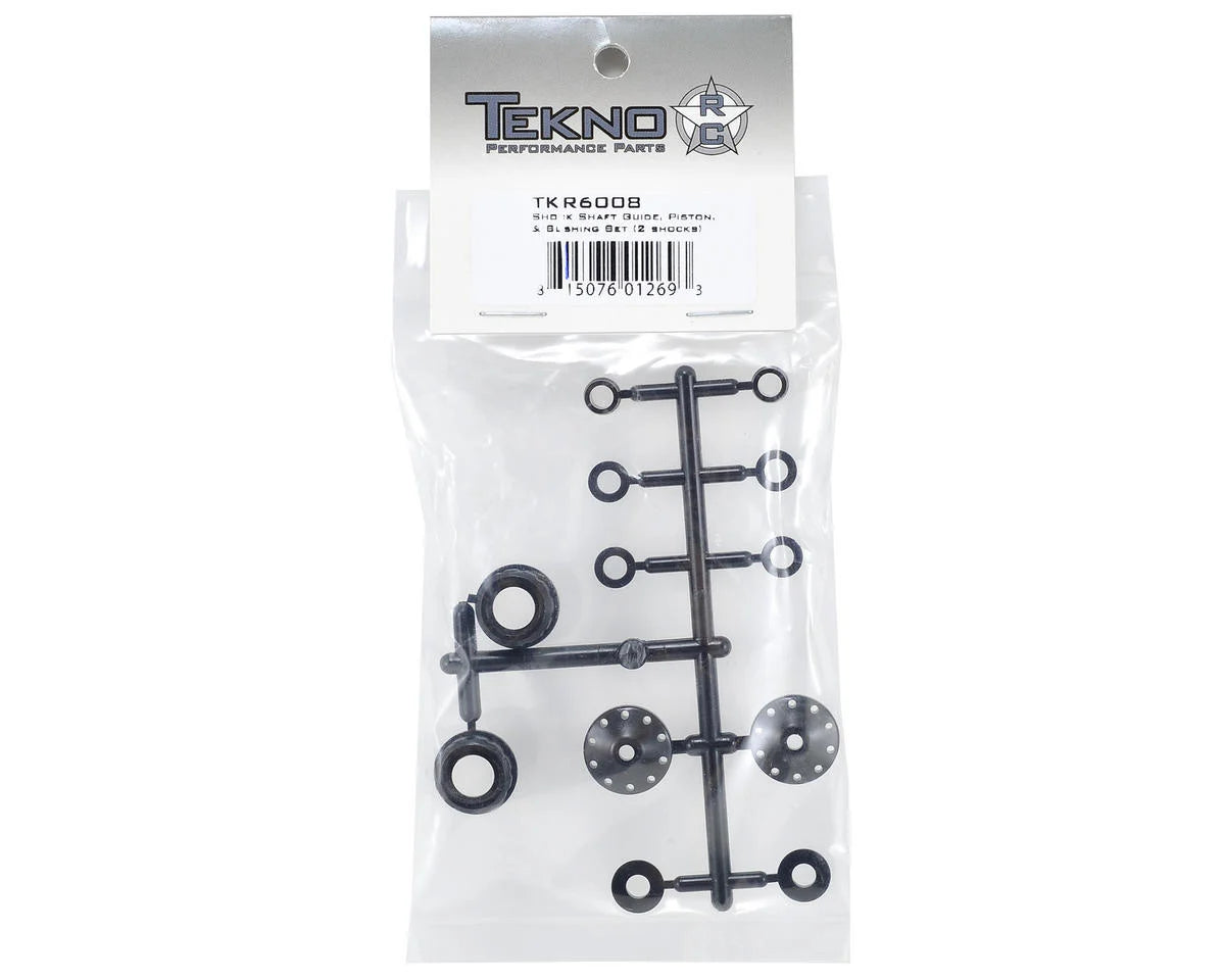 TKR6008 – Shock Shaft Guide, Piston and Bushing Set (for 2 shocks)