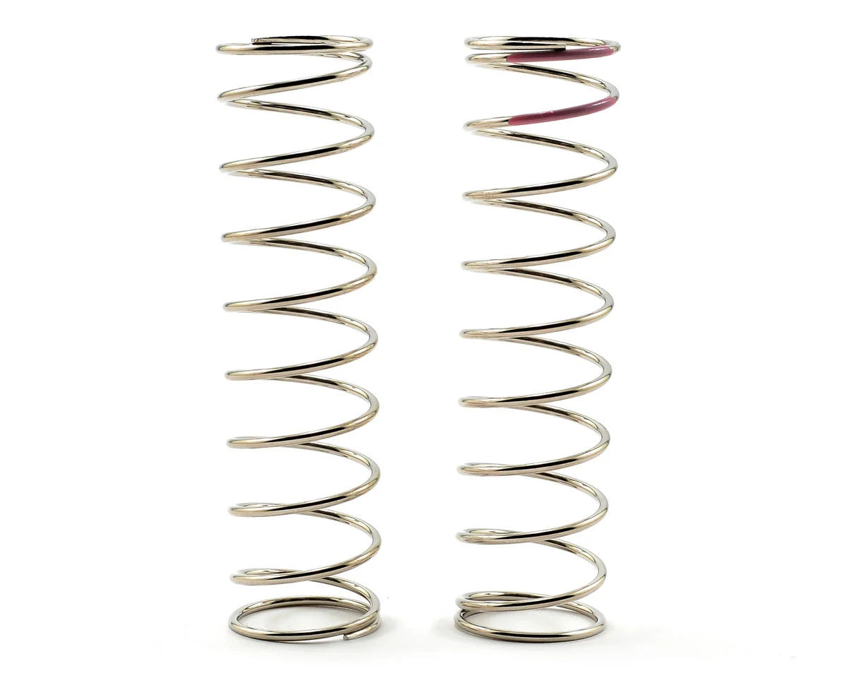TKR6080 – Shock Spring Set (rear, 1.6×10.5T, 90mm, pink, 3.96 lb/in)