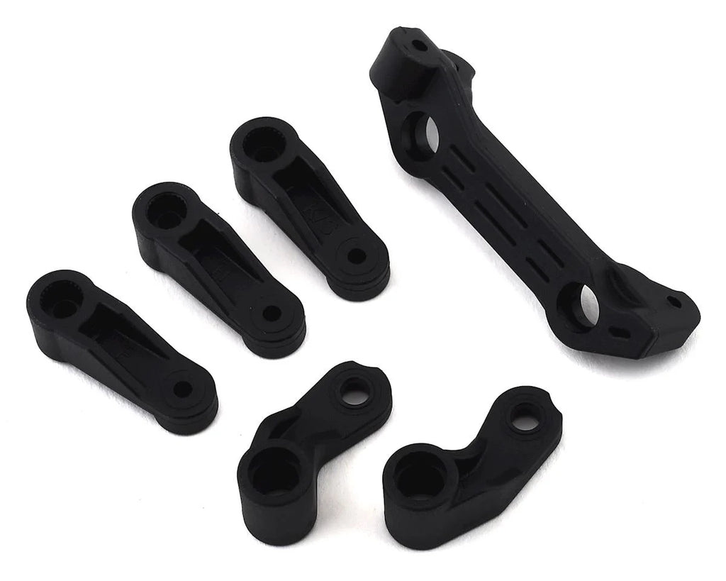 TKR6526C – Bell Cranks, Servo Horns, Ackerman Plate (revised, EB410.2)