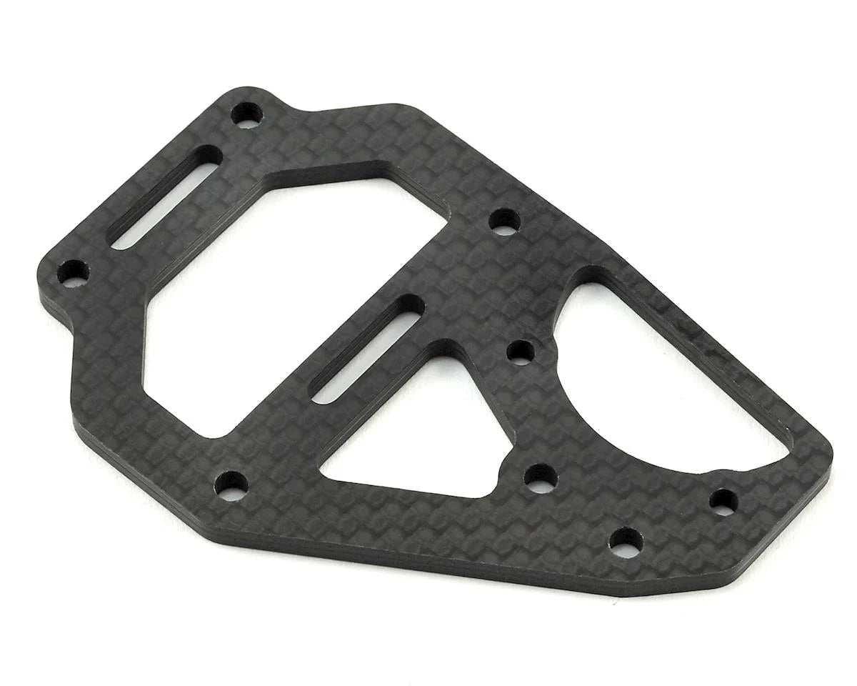 TKR6635C – Center Diff Top Plate and Fan Mount (carbon fiber, EB410)