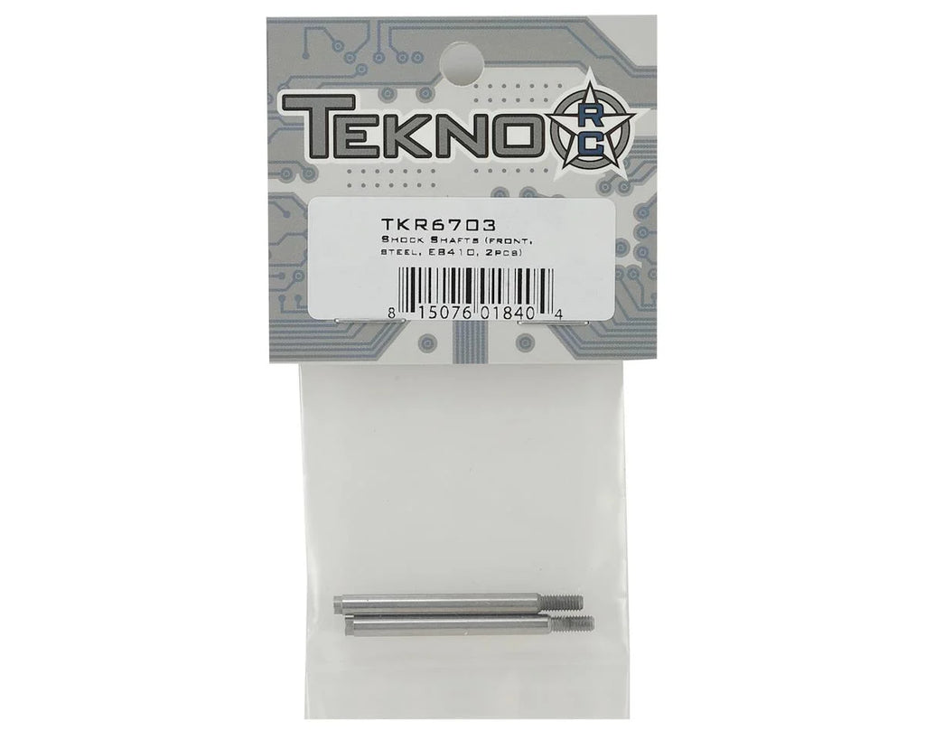TKR6703 – Shock Shafts (front, steel, EB410, 2pcs)