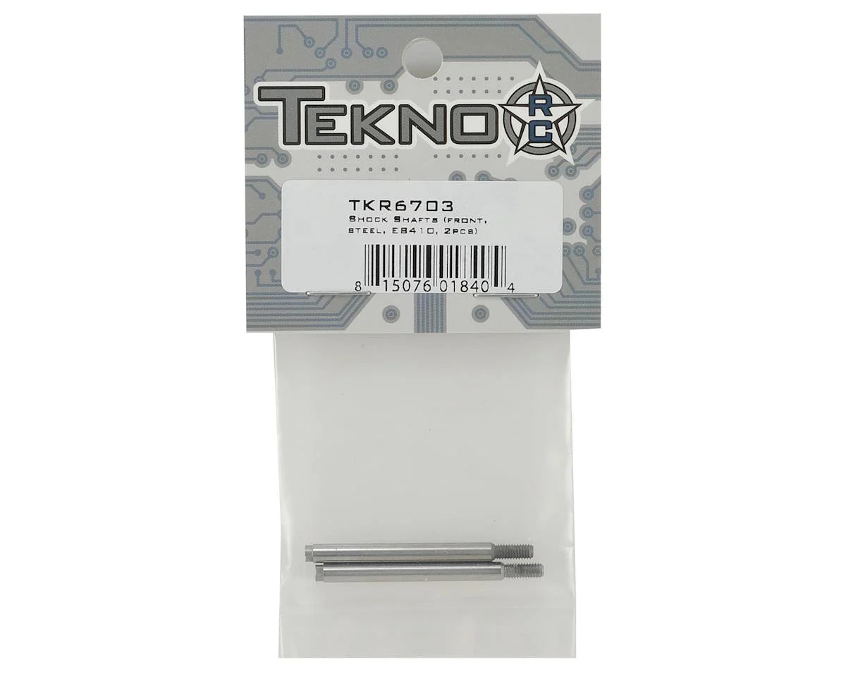 TKR6703 – Shock Shafts (front, steel, EB410, 2pcs)