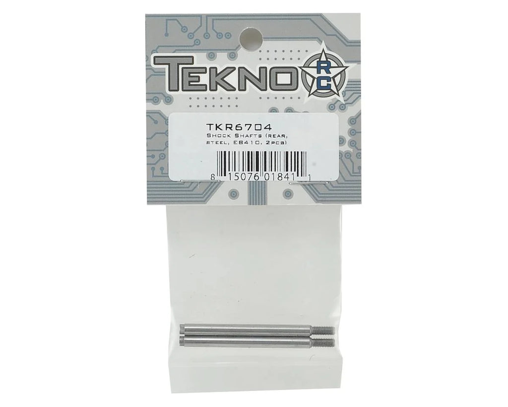TKR6704 – Shock Shafts (rear, steel, EB410, 2pcs)