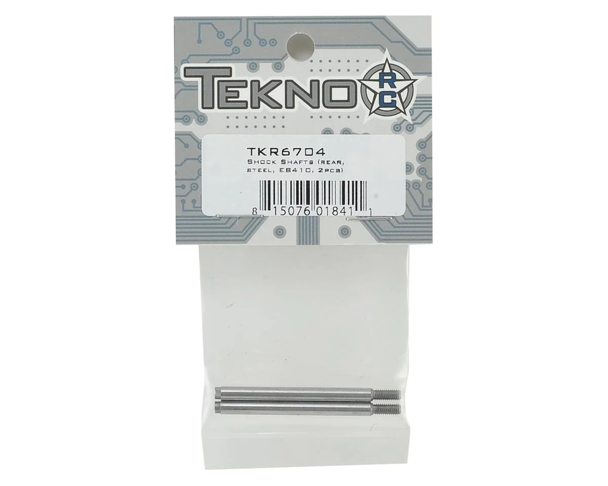 TKR6704 – Shock Shafts (rear, steel, EB410, 2pcs)