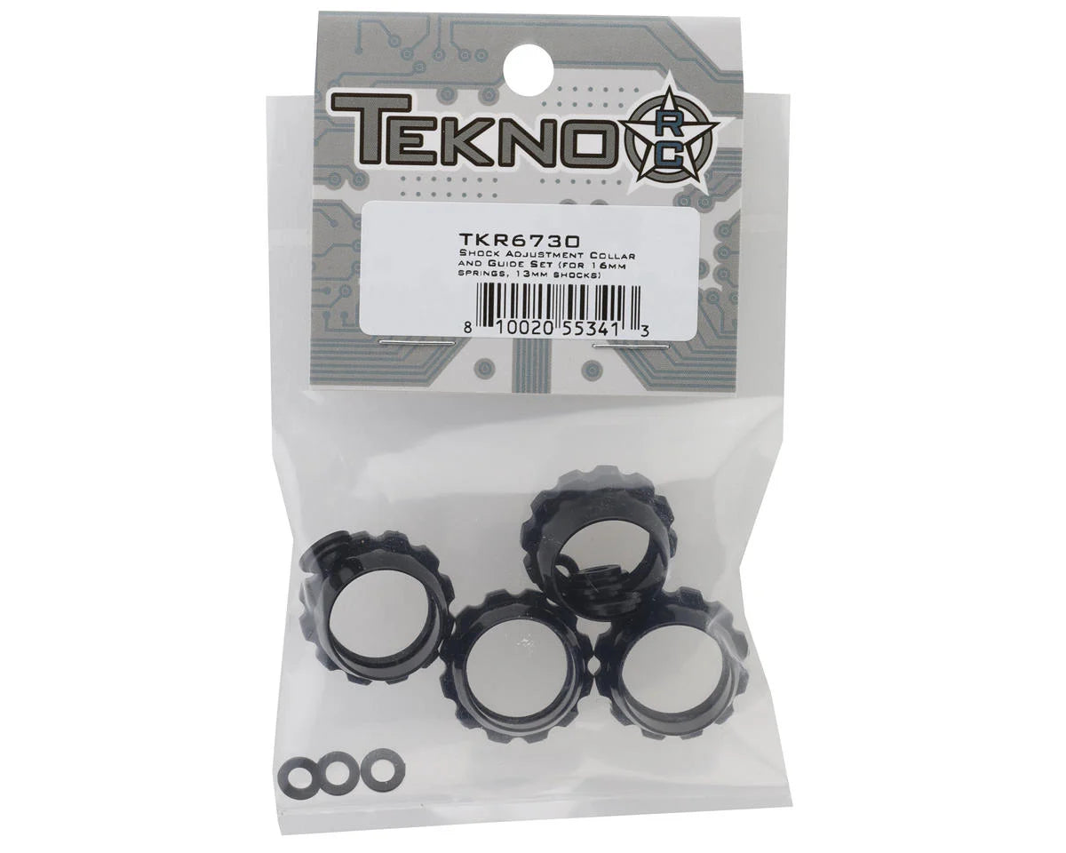 TKR6730 – Shock Adjustment Collar and Guide Set (for 16mm springs, 13mm shocks)