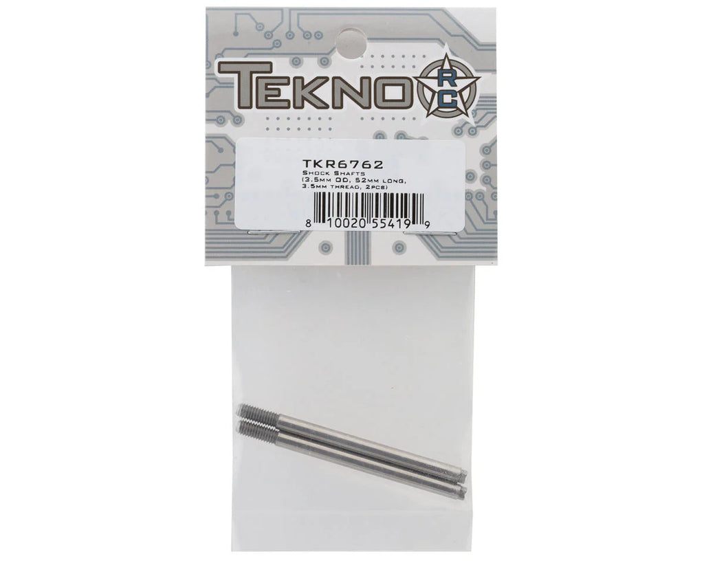 TKR6762 – Shock Shafts (3.5mm OD, 52mm long, 3.5mm thread, 2pcs)