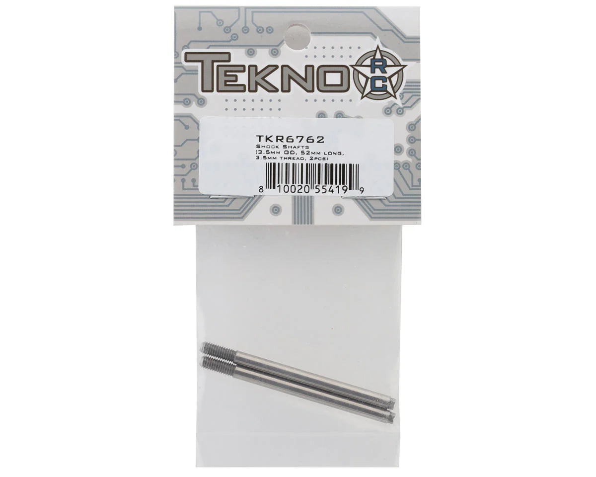TKR6762 – Shock Shafts (3.5mm OD, 52mm long, 3.5mm thread, 2pcs)
