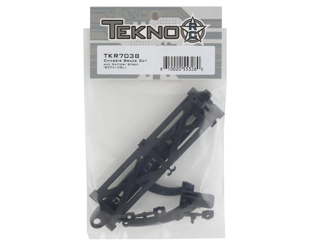 TKR7038 – Chassis Brace Set and Battery Strap (SCT410SL)